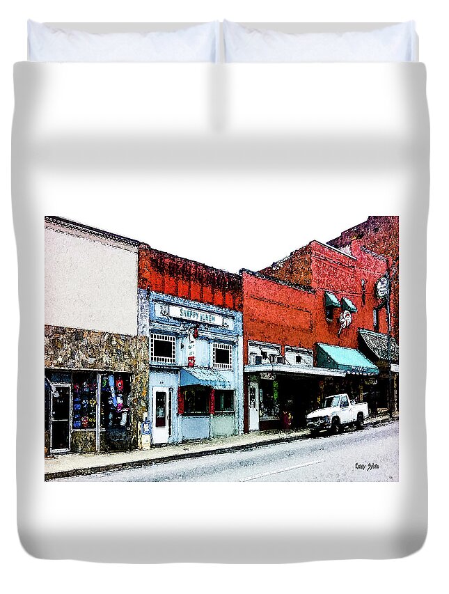 Snappy Duvet Cover featuring the photograph Snappy Lunch by Randy Sylvia