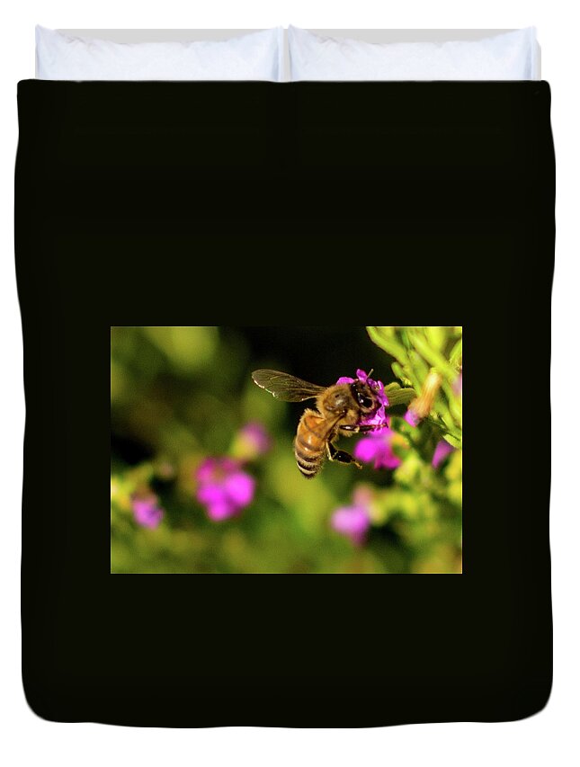 Flowers Duvet Cover featuring the photograph So Many Flowers... by Ed Clark