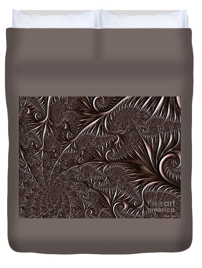 Soft Impression Duvet Cover featuring the digital art Soft Impression by Elizabeth McTaggart