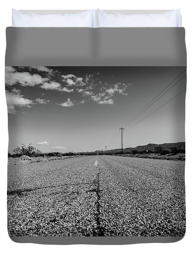 2018 Duvet Cover featuring the photograph Solitude by Jeff Hubbard