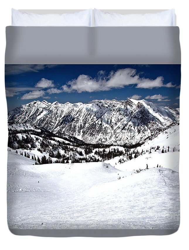 Mark Malu Duvet Cover featuring the photograph Solitude On Mark Malu by Adam Jewell