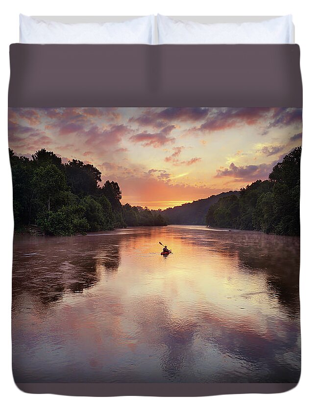 2016 Duvet Cover featuring the photograph Solitude by Robert Charity
