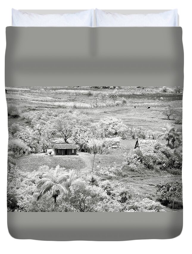 Caribbean Duvet Cover featuring the photograph Somewhere in Vinales by Eduard Moldoveanu
