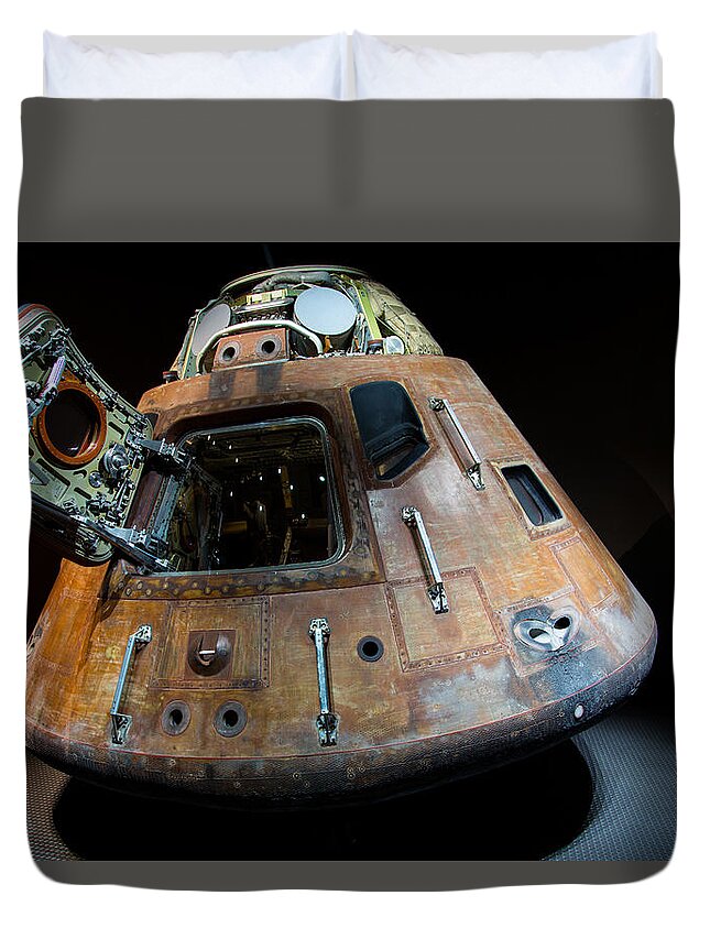 Nasa Duvet Cover featuring the photograph Space Capsule by Allan Morrison
