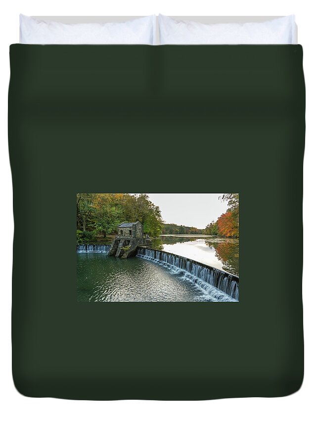 Water Duvet Cover featuring the photograph Speedwell Park 3 by Kathleen McGinley