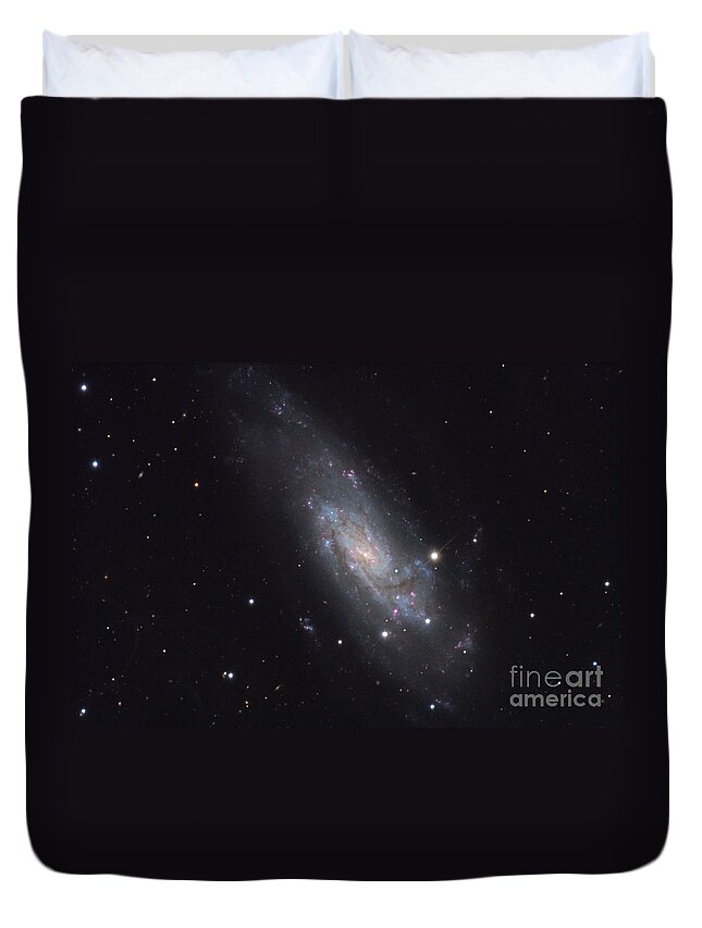 Science Duvet Cover featuring the photograph Spiral Galaxy, Ngc 4559, Caldwell 36 by Noao/aura/nsf