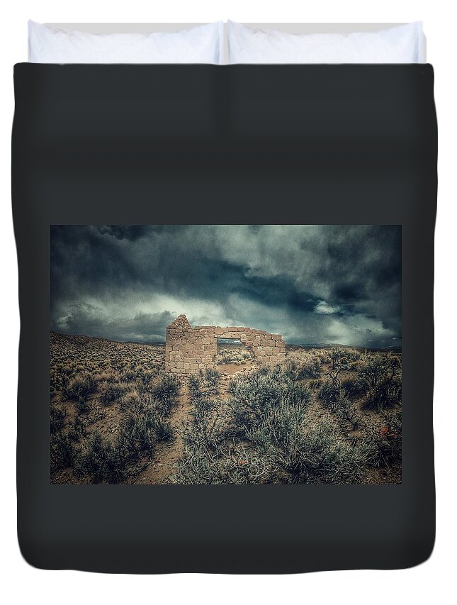 Mining Town Duvet Cover featuring the photograph Spirit by Mark Ross