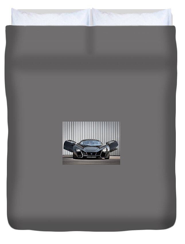 Sports Car Duvet Cover featuring the photograph Sports Car by Jackie Russo