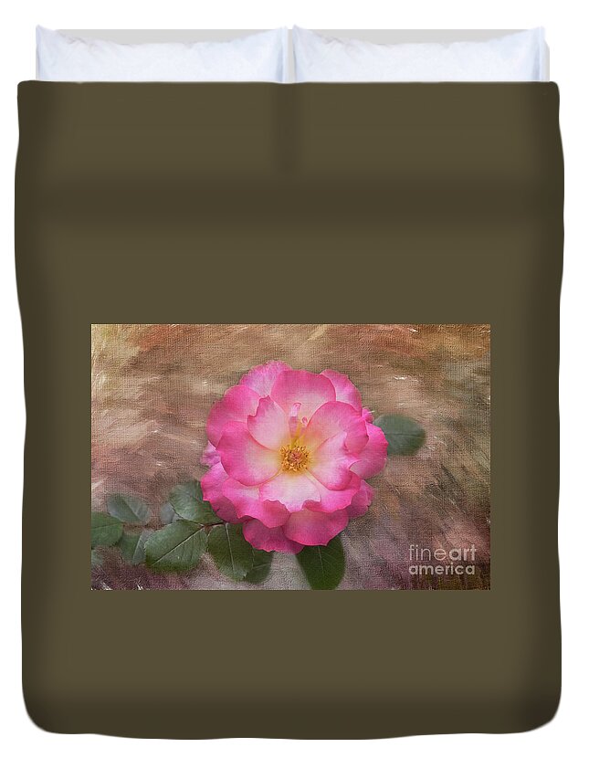 Rose Duvet Cover featuring the photograph Spring in Bloom by Joan Bertucci