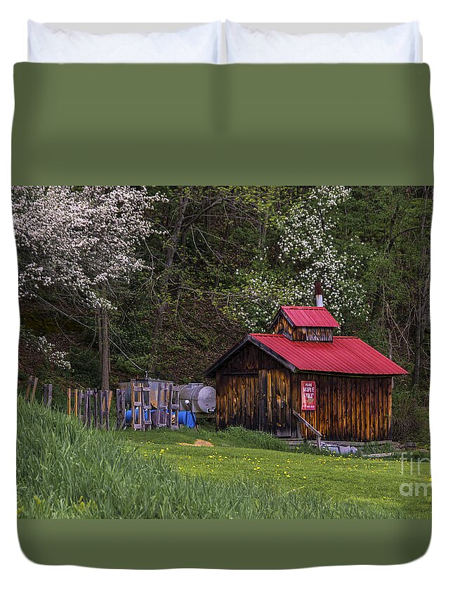 Vermont Duvet Cover featuring the photograph Spring in Vermont by Scenic Vermont Photography