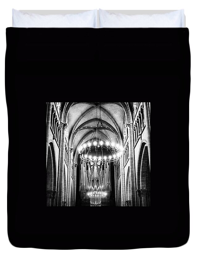 Europe Duvet Cover featuring the photograph St. Peter's Cathedral by Aleck Cartwright