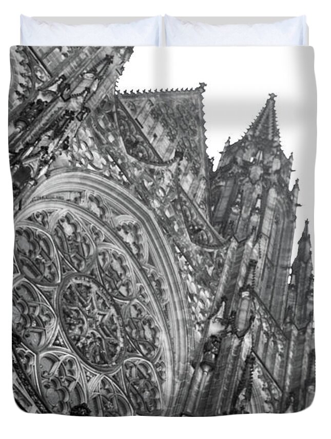 Europe Duvet Cover featuring the photograph St. Vitus Cathedral 1 by Matthew Wolf