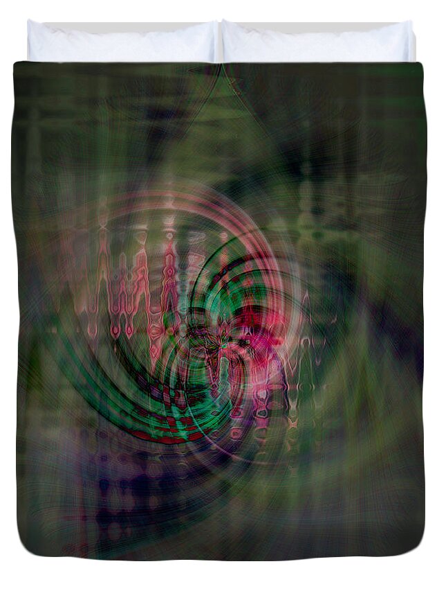 Abstract Duvet Cover featuring the photograph Star by Cathy Donohoue
