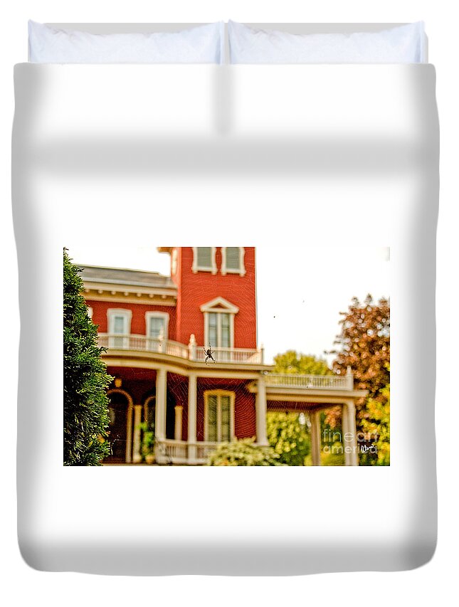Steven King Duvet Cover featuring the photograph Steven King House by Alana Ranney