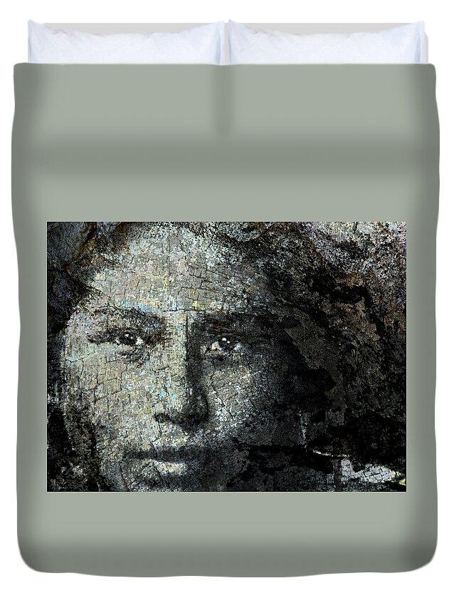 Indigenous People Duvet Cover featuring the photograph Still Water #1 by Ed Hall