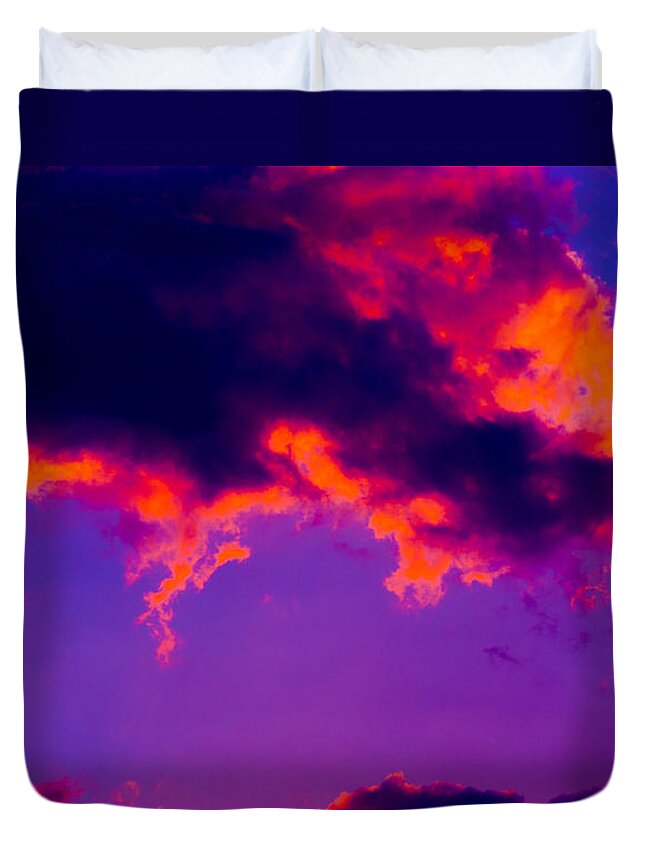 Clouds Duvet Cover featuring the photograph Storm Clouds by Bruce Pritchett