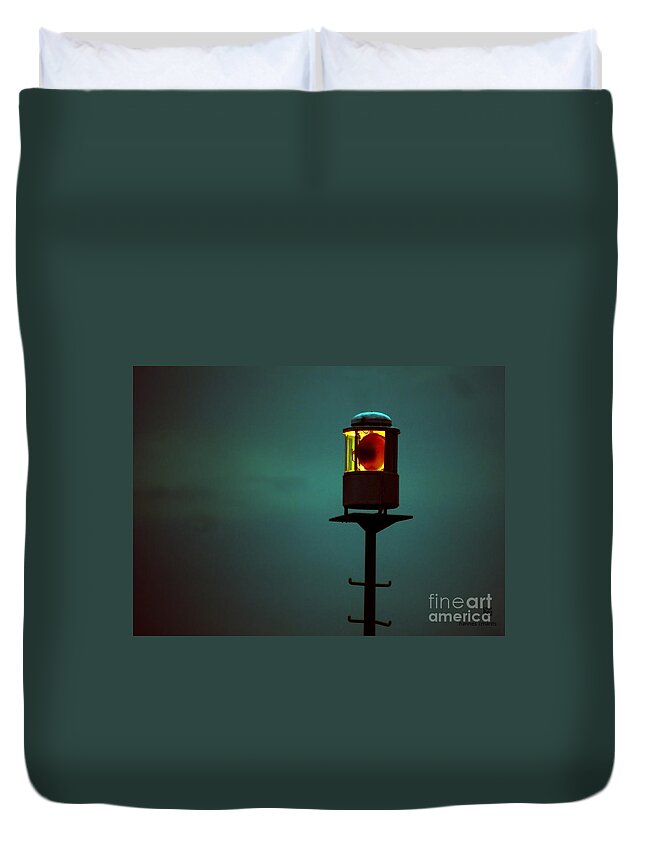 Storm Duvet Cover featuring the photograph Storm Signal by Hannes Cmarits