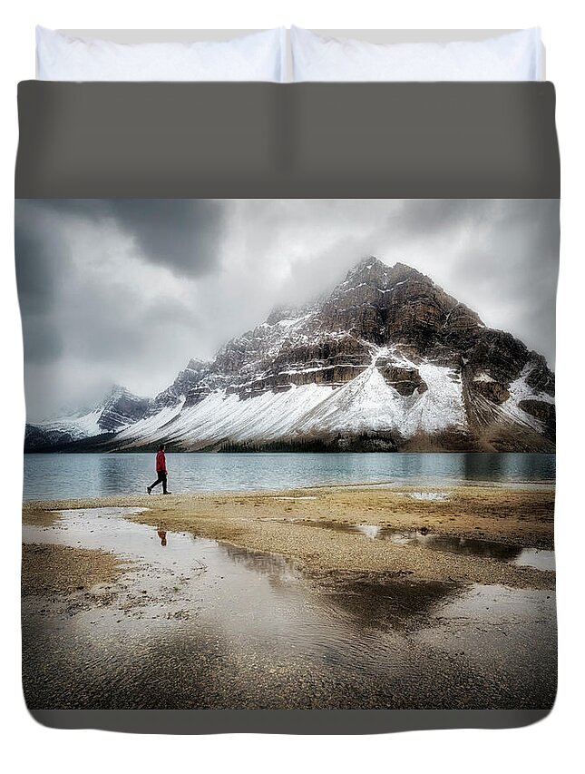 Alberta Duvet Cover featuring the photograph Storm Tracker by Nicki Frates