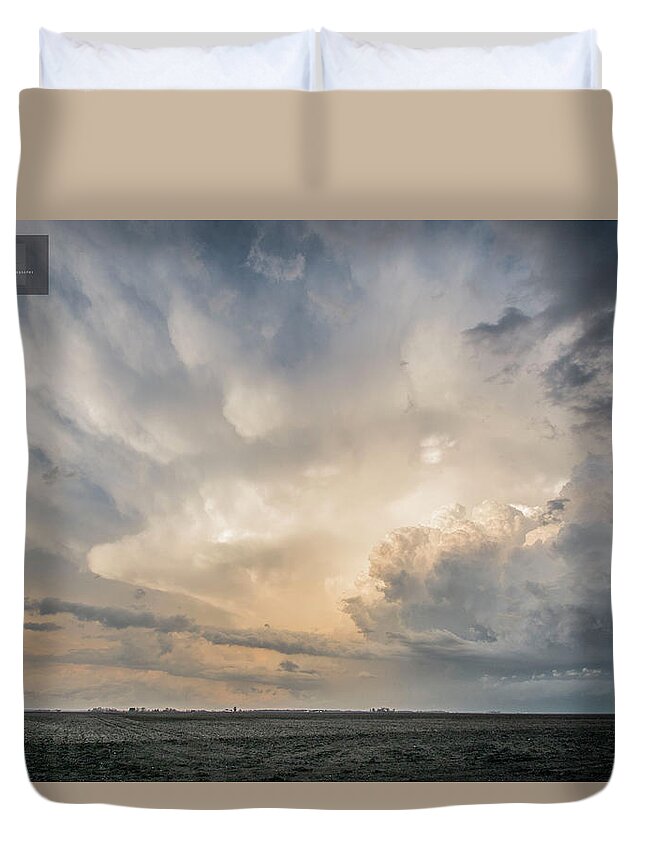 Storm Duvet Cover featuring the photograph Stormy Definition by Paul Brooks