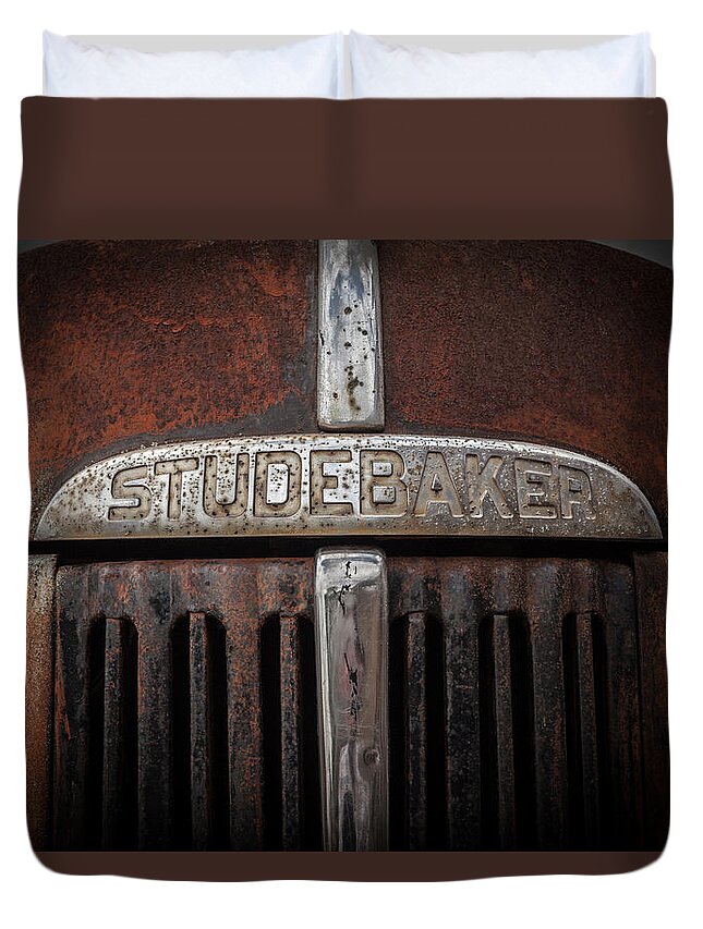 Studebaker Duvet Cover featuring the photograph Studebaker by Ray Congrove