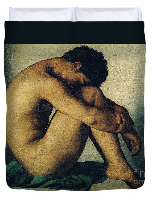 Naked Young Man Duvet Covers