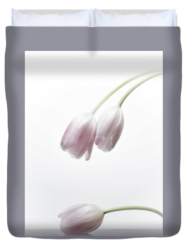 Flora Duvet Cover featuring the photograph Submission by Richard Macquade