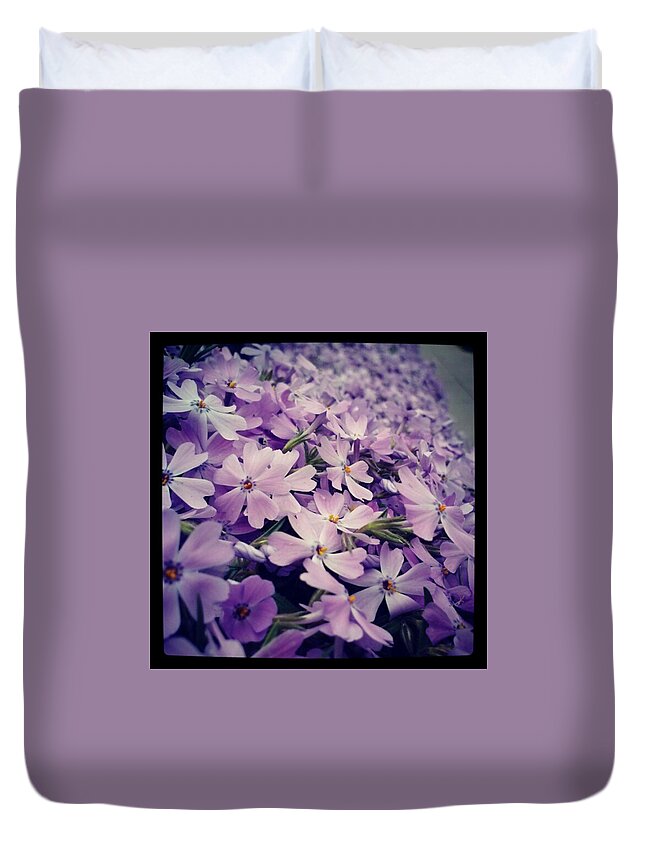 Flowers Duvet Cover featuring the photograph Flowers of Washington 2 by Sacha Kinser