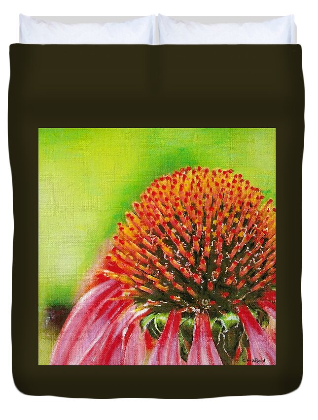 Summer Duvet Cover featuring the painting Summer Glory by Cara Frafjord