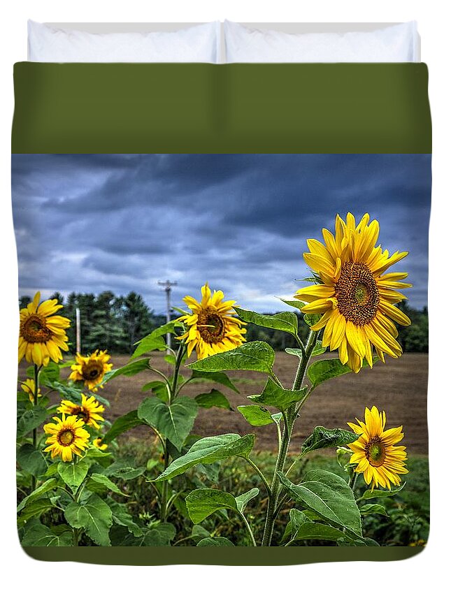 Vermont Duvet Cover featuring the photograph Summers Over by John Nielsen