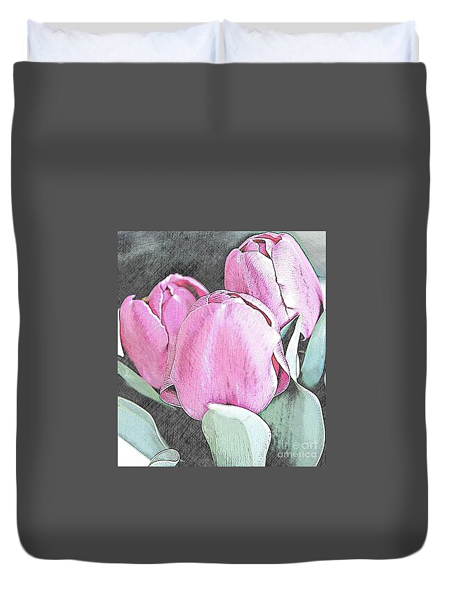 Flower Duvet Cover featuring the photograph Summertime Beauty by Sherry Hallemeier