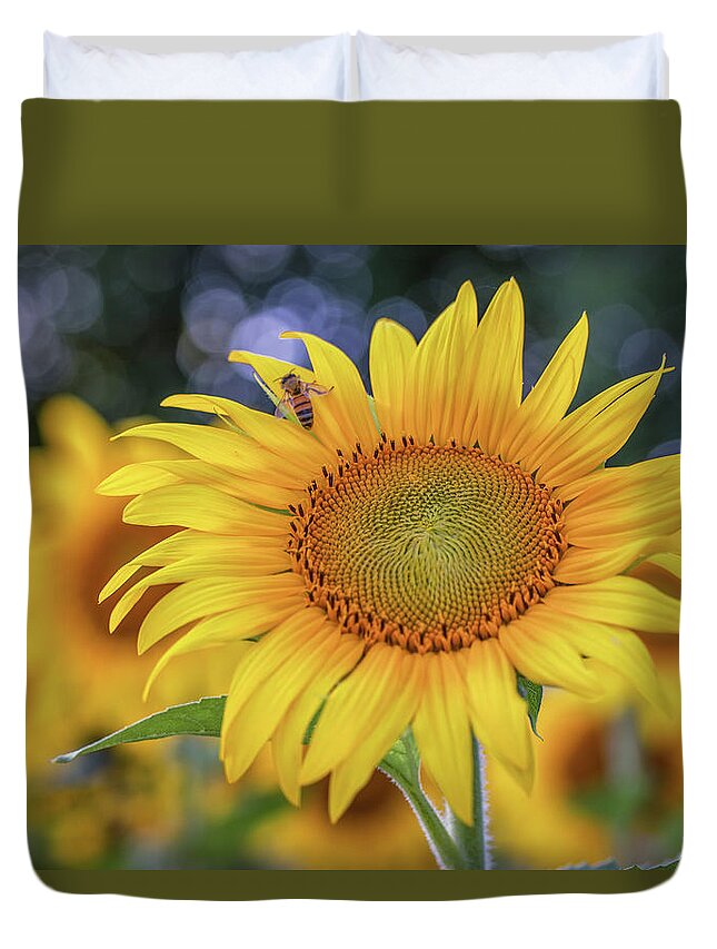 Sunflower Detail Duvet Cover For Sale By Kristen Wilkinson