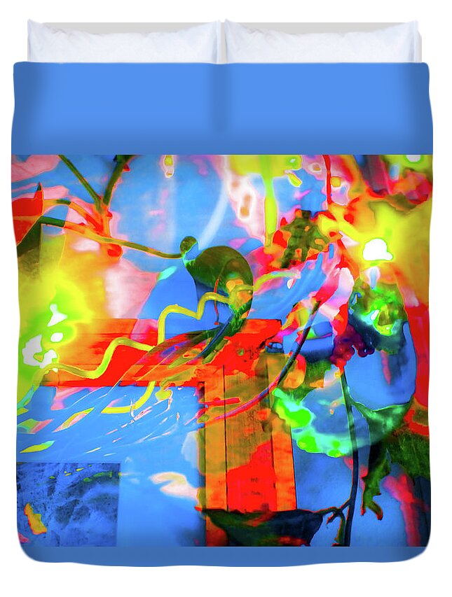 Adria Trail Duvet Cover featuring the photograph Sunny Disposition by Adria Trail