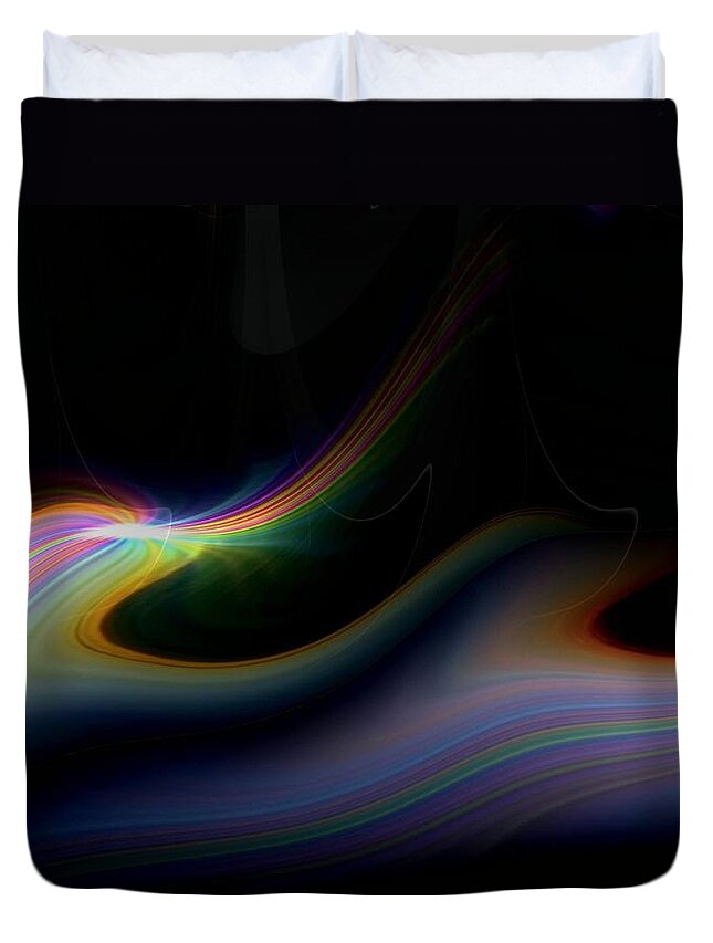 Sunrise Duvet Cover featuring the photograph Sunrise Abstract 2 by Tim Allen