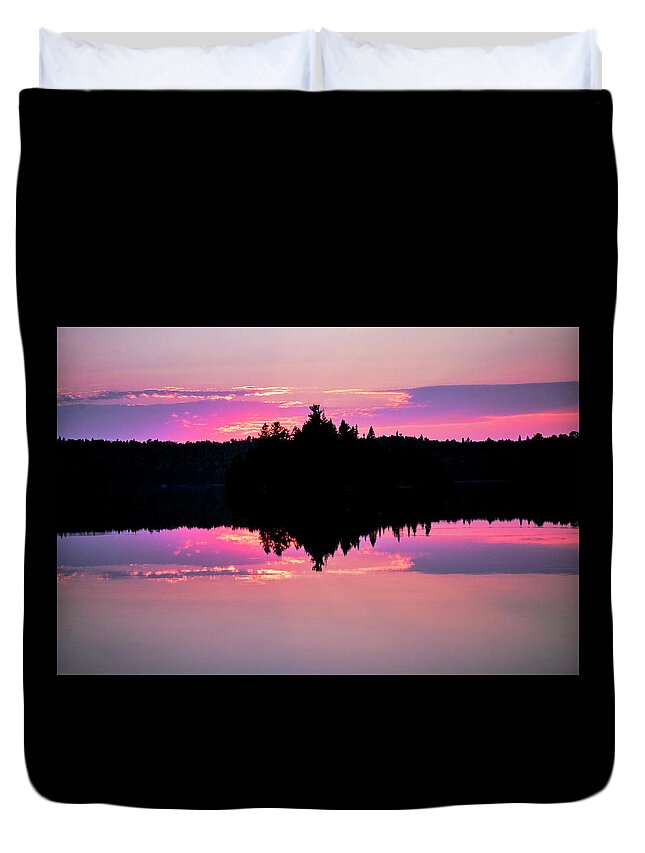 9 Mile Lake Duvet Cover featuring the photograph Invincible Gentleness by Cynthia Dickinson