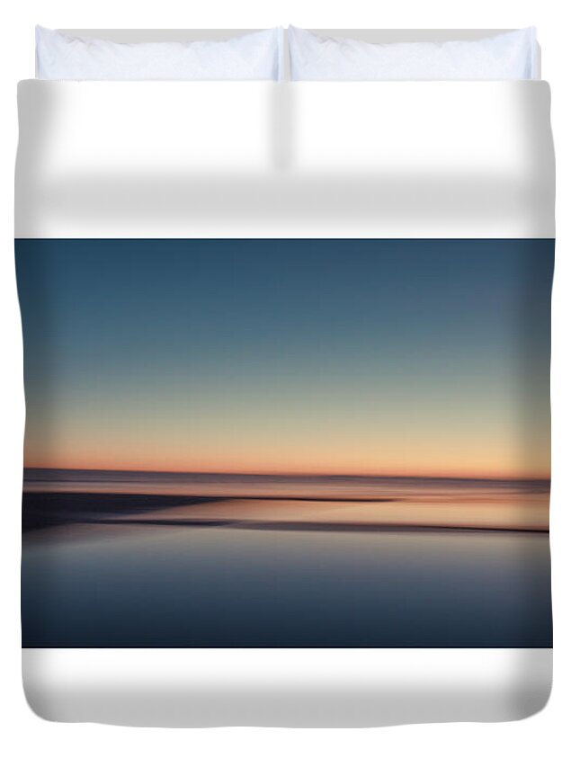 Marine Lake Duvet Cover featuring the photograph Sunset on the Lake by Spikey Mouse Photography