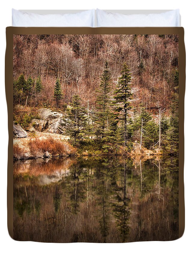 Symmetrical Duvet Cover featuring the photograph Symmetry by Heather Applegate