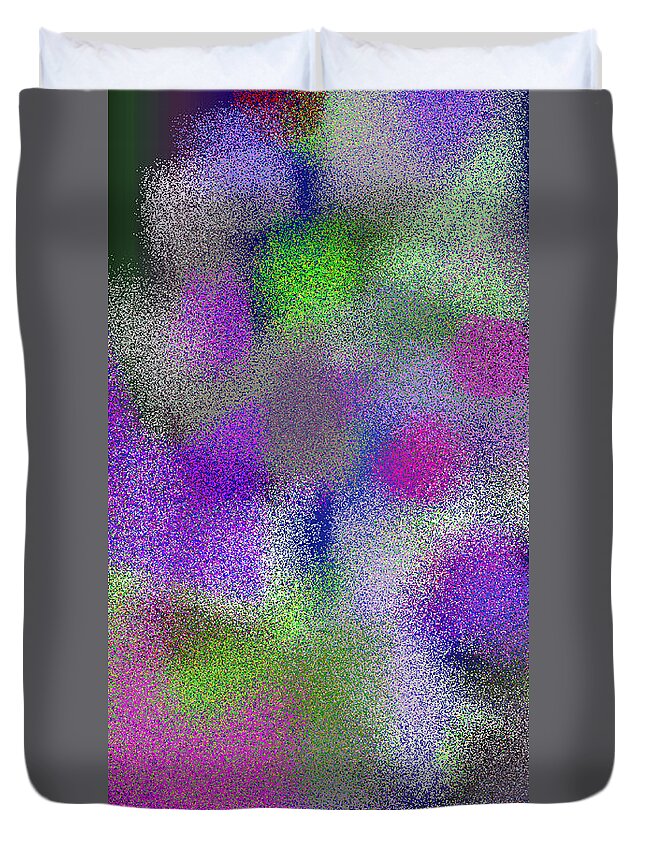 Abstract Duvet Cover featuring the digital art T.1.1762.111.1x2.2560x5120 by Gareth Lewis