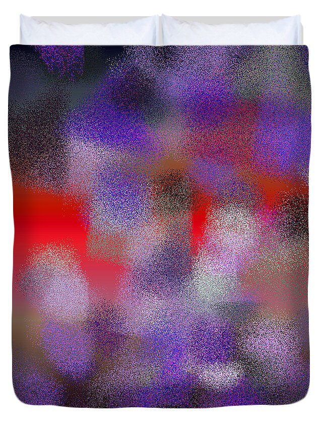 Abstract Duvet Cover featuring the digital art T.1.824.52.3x4.3840x5120 by Gareth Lewis
