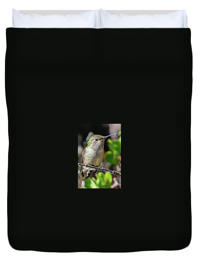 Bird Duvet Cover featuring the photograph Taking A Break by Paul Johnson