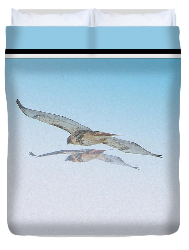  Duvet Cover featuring the photograph Taking Flight by Kimberly Woyak