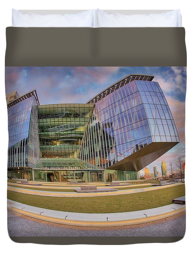 Tata Innovation Center Nyc Duvet Cover For Sale By Susan Candelario