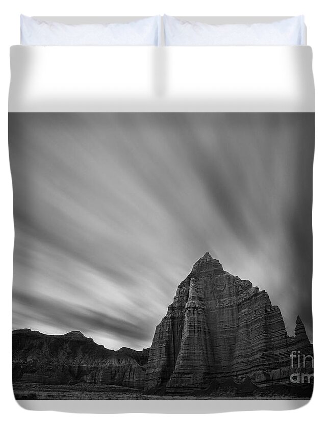 Temple Of The Sun Duvet Cover featuring the photograph Temple of the Sun by Keith Kapple