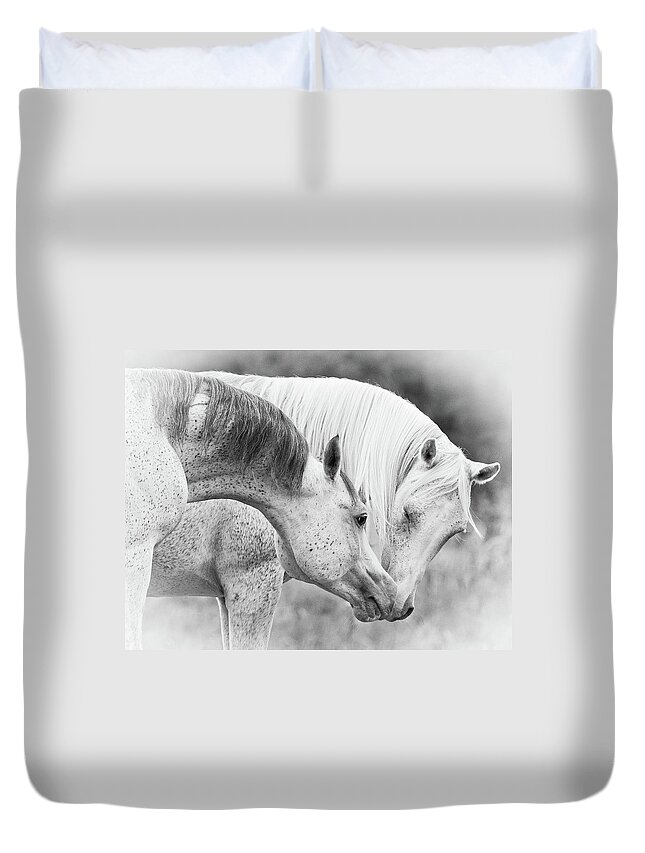 Russian Artists New Wave Duvet Cover featuring the photograph Tenderness by Ekaterina Druz