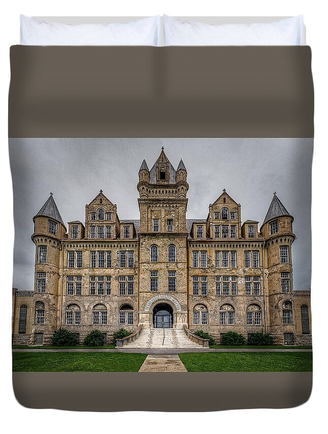 Penitentiary Duvet Cover featuring the photograph Tennessee State Penitentiary by Brett Engle