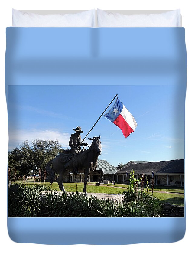 Texas Duvet Cover featuring the photograph Texas Ranger Museum by Gordon Beck