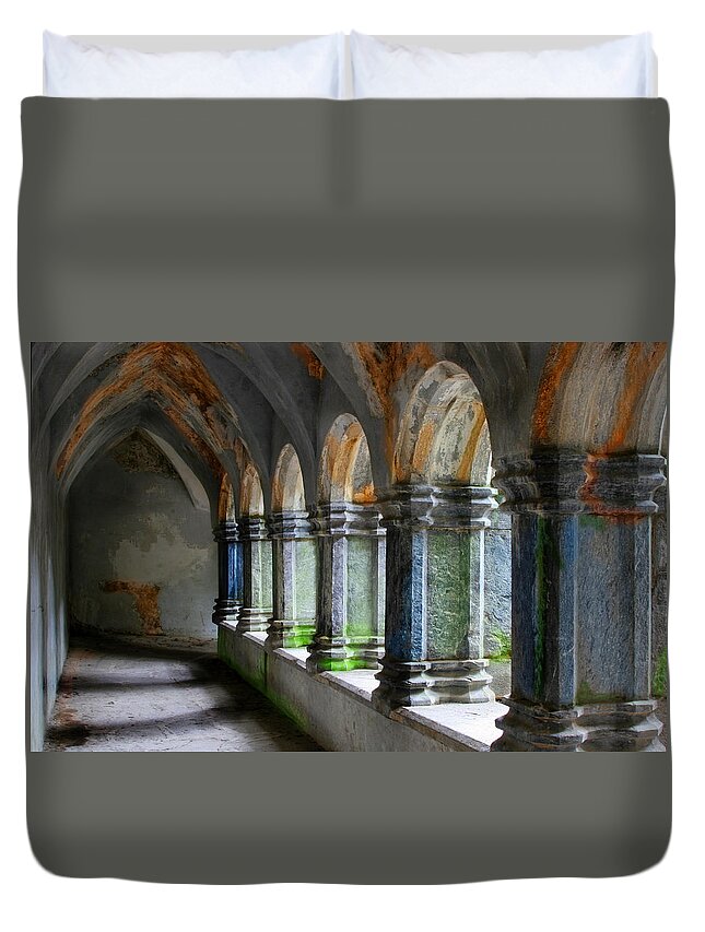 Abbey Duvet Cover featuring the photograph The Abbey by Robert Och