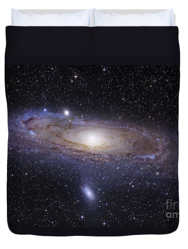 Andromeda Duvet Cover featuring the photograph The Andromeda Galaxy by Robert Gendler