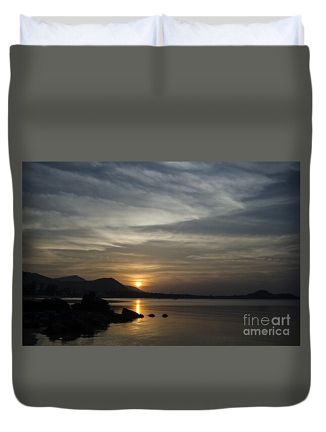 Michelle Meenawong Duvet Cover featuring the photograph The Bay by Michelle Meenawong