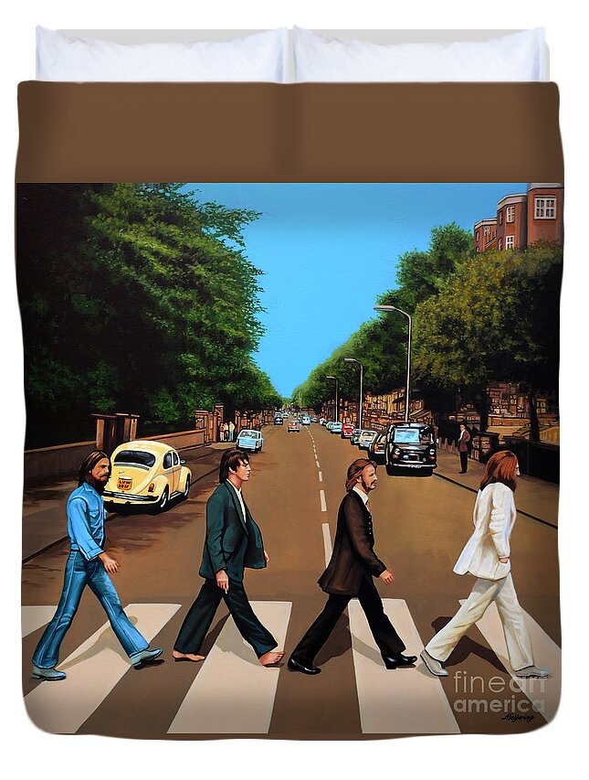 The Beatles Abbey Road Duvet Cover For Sale By Paul Meijering