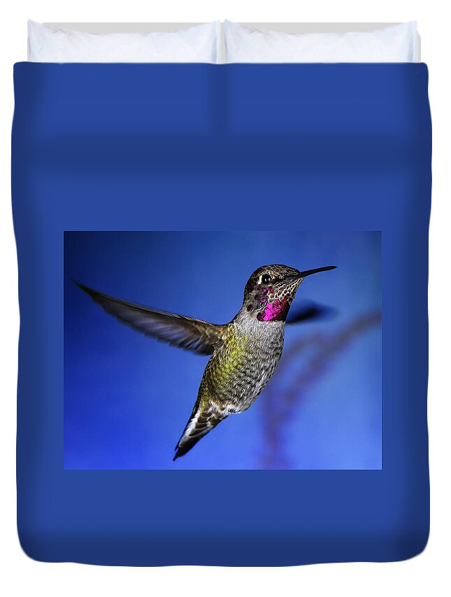 Birds Duvet Cover featuring the photograph The best feature by William Lee